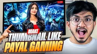 Make Thumbnails Like Payal Gaming | Step-by-Step Photoshop Tutorial