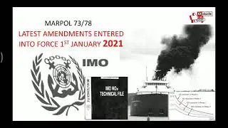 MARPOL : Latest Amendments Entered Into Force 1st January 2021