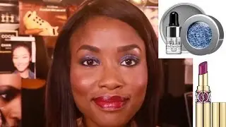 HOW TO holiday party makeup tutorial for DARK SKIN