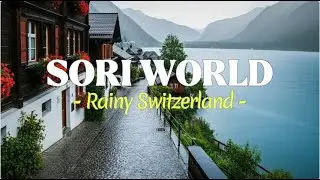 Rain Sounds | [Rainy Switzerland] | Relaxing Rain ASMR, Sleep, Study, Healing