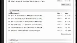 Download Drivers from Canon Site