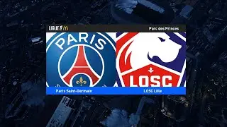 Paris Saint-Germain vs Lille | Parc des Princes | 2025-26 Ligue 1 | PES 2021