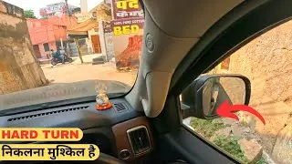 Driving Scorpio N In Narrow Turn 😱