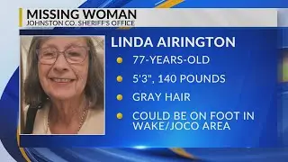 Johnston County Sheriff's Office searching for missing woman