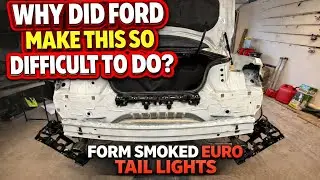 Installing Form Smoked Euro Tail Lights On 2024 Ford Mustang