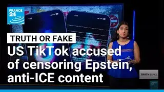 American Tiktok users claim app is censoring &lsquo;Epstein&rsquo; and ICE criticism &bull; FRANCE 24 English