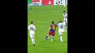 Messi vs 5 Real Madrid Players 😈☠️