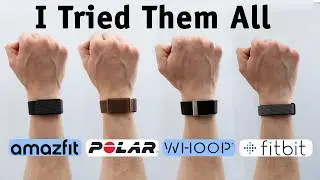 Fitbit Air vs WHOOP MG vs Amazfit Helio vs Polar Loop 2 - Definitive Comparison