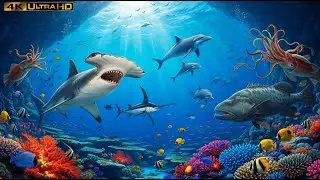 🐳Ocean Wildlife 4K: The Blue Kingdom of Life | Underwater Cinematic Documentary | Relaxing Sounds