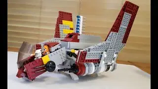 Drop Kicked Lego Star Wars Republic Attack Shuttle Restored!