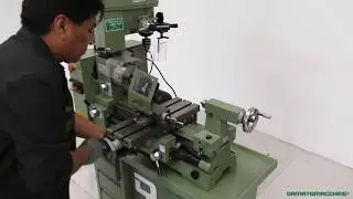 Tornire e Filettare con il Combinato Tornio Fresa Foratrice Master 500
