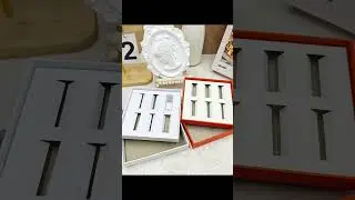 Customized Paper Cardboard perfume sample Set Packaging Base and Lid Boxes
