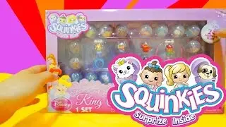 Squinkies Disney Princess Ring Collector Princess Pack - 24 Squinkies!
