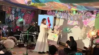 Year-end party with artists featuring ToqueTori’s song “Living Is Nonina.”