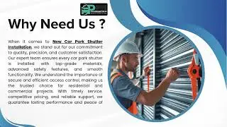 Professional New Car Park Shutter Installation for Secure Access