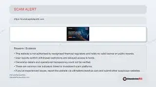 InvestCapitalWorld.com Scam Alert  - Legit or scam? | Investor Warning