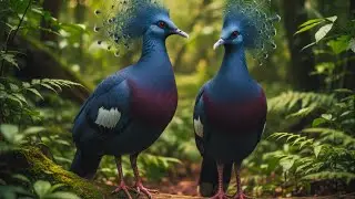 The Royal Bird of the Jungle &ndash; Meet the Stunning Crowned Pigeon!