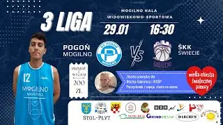 NA ŻYWO:  Pogoń Mogilno - ŚKK Świecie (III liga)