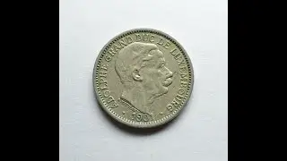 Люксембург 10 сантимов 1901 год