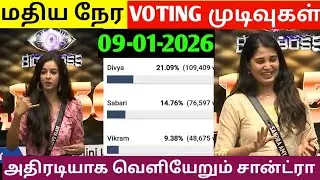 Bigg Boss Season 9 Tamil Today Voting Result|Bigg Boss Season 9 Tamil Voting Result Today|Bb9tamil