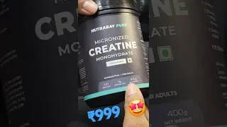 Nutrabay Pure Creatine 400 gm in ₹999 🤩🤩🤩