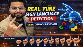 Real Time Sign Language Detection using OpenCV Python | Tensorflow | Computer Vision