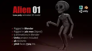 Game ready 3d model of 