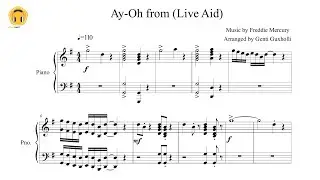 Ay-Oh (Live Aid) by Queen (Piano Solo/Sheets)
