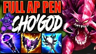 I Reached FULL AP PEN as Cho'Gath and MADE ALL TO HAVE NIGHTMARES (Poor Jax) 💀💀 | s15 Gameplay