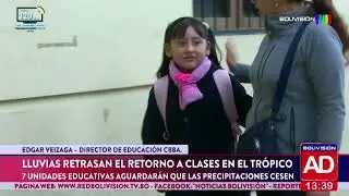 Las lluvias intensas retrasan el retorno a clases en el trópico de Cochabamba