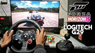 Forza Horizon 5 with Logitech G293 Racing Sim #racing #gaming
