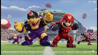 MARIO STRIKERS Battle Leagues : ALL-OUT BRAWL! (Mario vs Bowser)