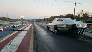 Mike Grafas runs Steve Consentino 10/09/22 Island Dragway NETO Wally race