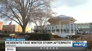 Grenada residents and officials deal with winter storm aftermath that left towns damaged