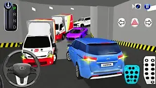 New KIA Carnival car Stuck in parking garage 3D Driving Class New Update 2026 - Android iOS gameplay
