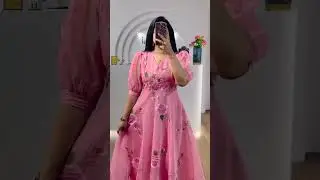 Meesho fabric convert into dress idea💝 #meesho #trending