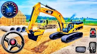🚨JCB CITY ROAD CONSTRUCTION SIMULATOR 3d 🚧 - Android gameplay 
