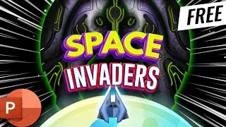 Space Invaders Arcade PowerPoint Game | Best PPT Games
