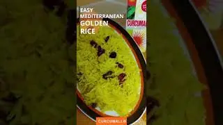 EASY MEDITERRANEAN GOLDEN RICE | Curcumall