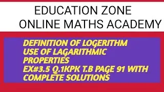 @AnimalCommunity Use of Logerithm properties to simplify the following statements.