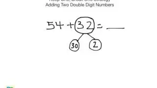1st Grade Math: Addition -  Keep One, Break One (Double Digit Numbers) (NO)
