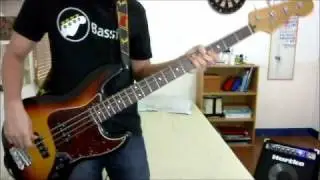 WAITING IN VAIN - Bamboo (Bass Cover)