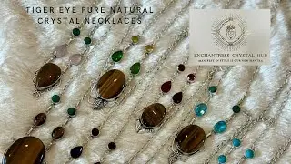 Tiger Eye Pure Crystal Necklaces 🤍
