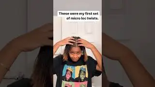 Microloc Journey pt 1 #microlocsjourney #diylocs #interlockingdreadlocks