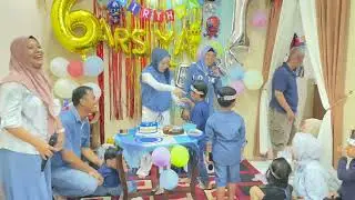 Kakak Harsya dan Dede Ezra ulang tahun ke 6 & 1 Tahun 🥳🥳🥳😁