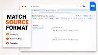 How to Paste with Formatting in Google Docs (Preserved Styling Flow)