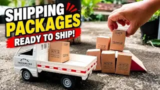 RC Pickup Delivery Package 🚚 | Mini Truck Adventure Indonesia | No Talking