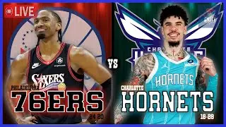 Philadelphia 76ers VS Charlotte Hornets LIVE Commentary Scoreboard | Pre and Post Game Coverage