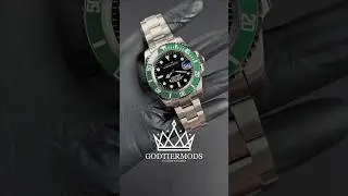 Insane Seiko Mod ⚓ Starbucks Submariner!🟢 #modwatch