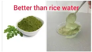 DIY Moringa deep conditioner jackpot for dry and dull hair